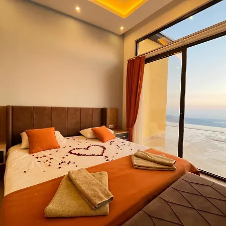 With Sea View And Pool For 2 People In Antalya, - Awz 119 Villa Kas